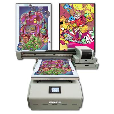 China Hotels Funsun Inkjet Printer A1 Large Format Digital UV Flatbed Printer Phone Case Printing Machine for sale