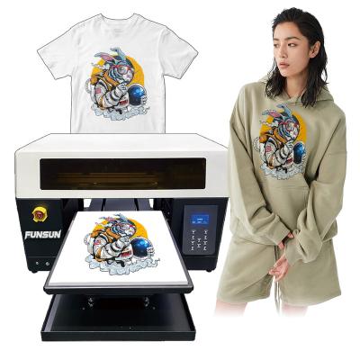 China Funsun DTG Printer Digital Printer T-shirt Printing Machine for Hotels Direct to Garment Printer with Industrial 4720 Heads for Epson for sale