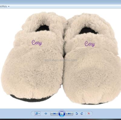 China Other microwave /microwave slippers heated buckwheat indoor slippers and lavender indoor microwave slipper for sale