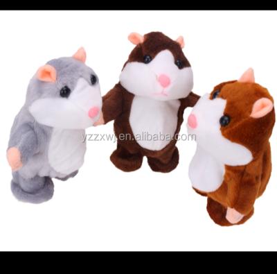 China Bed Sleeping Free Sample Hamster Plush Hamster Toys Plush Hamster Talking Talking Animal Toy for sale