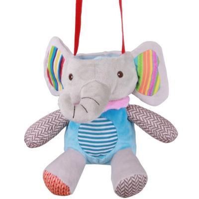 China Custom Infant Plush Holder Crate Bottle Protective Insulated Warm Bag For Baby Elephant Plush Animal Shaped Feeding Bottle Cover for sale