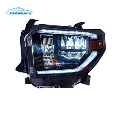 China Turning Lights and Brake Lights are Feebest Symmetric Sequential DRL Car Front Full Led Head Lamp Light For Toyota Tundra Headlight 2014-2018 for sale