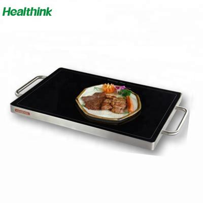 China Keep Heating Healthink High Quality Stainless Steel Thin Food Tray Heating Tray For Cooking for sale