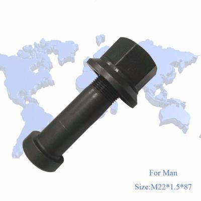 China 10.9-ML40Cr& good quality 40Cr truck tire hub bolt for man truck for sale