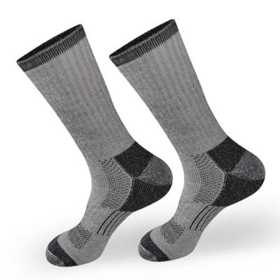 China Breathable Custom Soft Sports Wool Crew Warm Thermal Hiking Men Work Socks for sale