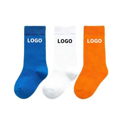 China Funny QUICK DRY Custom Cotton Tube School Teen Socks OEM Logo Cute Young Boy Socks for Boy and Kids Casual for sale