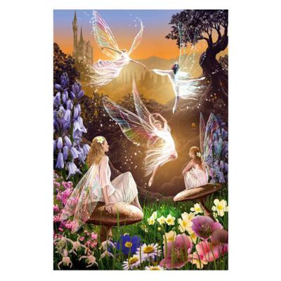 China High Quality Eco-friendly Fairy Butterfly Diamond Canvas Handmade Painting for sale