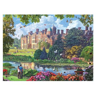 China Wholesale Custom European Landscape Stitch Kit Embroidery Home Decoration Wall Art Cross Stitch Embroidery Kits Low MOQ for sale