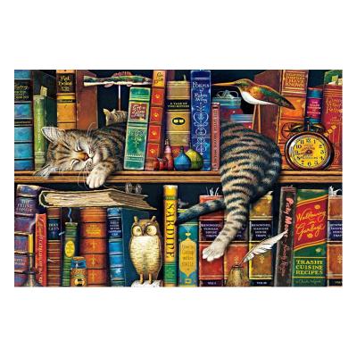 China Low MOQ Cross Stitch Embroidery Kits Europe Kit Embroidery Scenery Wall Art Decor Diy Handmade Cat Home Animal Cross Stitch for sale