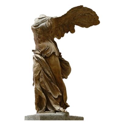 China Europe Luxury Classic Famous Art Cast Iron Angel Crafts Modern Abstract Sculpture for sale