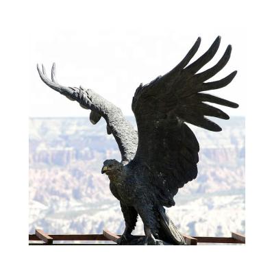 China Europe Cappadocia Bronze Statue Life Size Bird Bronze Eagle Turkey Eagle for sale