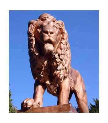 China europe anima statue metal lion statue bronze zbiroh castle czech republic for sale