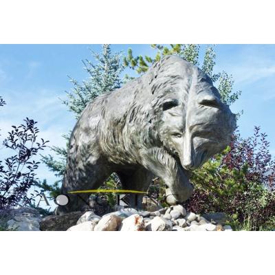 China Europe fashionable pure color statue animal wolf wholesale for outdoor for sale