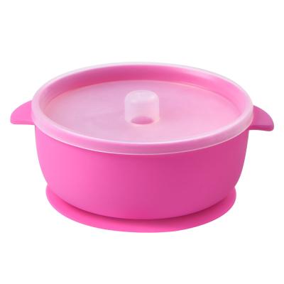 China BPA and Silicon Free Baby Feeding Supply Silicon Bowl Lids Sets for sale