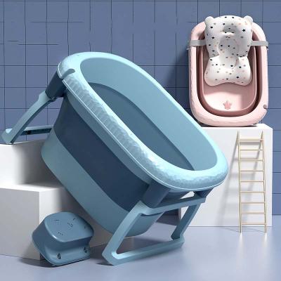 China Pink Blue Color Baby Swimming Plastic Kids Swimming Bathtub Seat Sets for sale