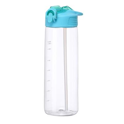 China 550ml Stocked Kids Student School BPA Tritan Free Water Bottle With Straw for sale