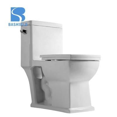 China Double-flow Manufacturing Siphon Jet One Piece Toilet Fancy Professional Toilets for sale