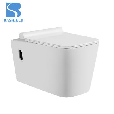 China Cistern Uropean Commode Inwall Toilet Concealed Wall Mounted Toilet WC for sale