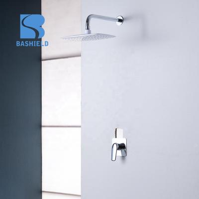 China Without Slide Bar Sanitary Ware Multifunction Shower Mixer Set Wall Mounted for sale