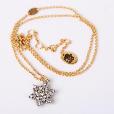 China Fashion brand jewelry Juicy Couture pendant necklace with diamonds jewellery wholesale for sale