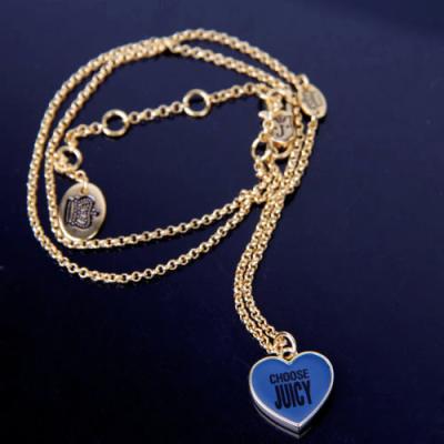 China Fashion brand jewelry Juicy Couture necklace heart pendant necklace jewellery wholesale for sale