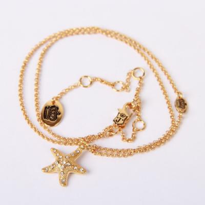 China Fashion brand jewelry Juicy Couture necklace fishstar pendant necklace jewellery wholesale for sale