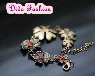 China Vintage Fashion woman Jewelry metal flower bracelet wholesale low MOQ UB1029 for sale