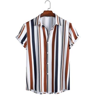 China Sportwear Mens Beach Wear Blouse Customized Hawaii Style Printing Casual Shirt For Men for sale