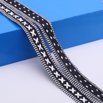 China Good Quality Elastic Webbing Strap Braided Belt Strap Elastic Tape for sale