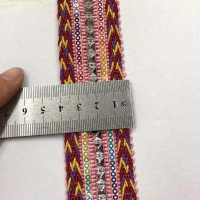 China Good Quality Elastic Webbing Strap Braided Belt Strap Elastic Tape for sale