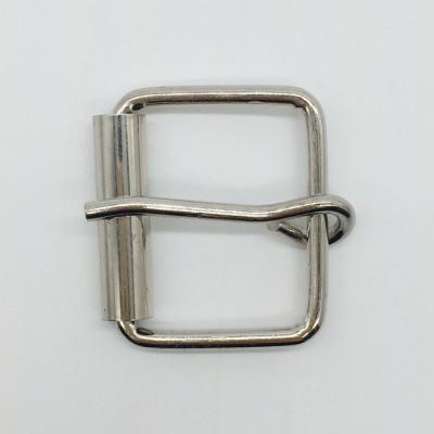 China Fashion.various Color.custom Logo High quality nickel metal iron roller buckle for bag for sale