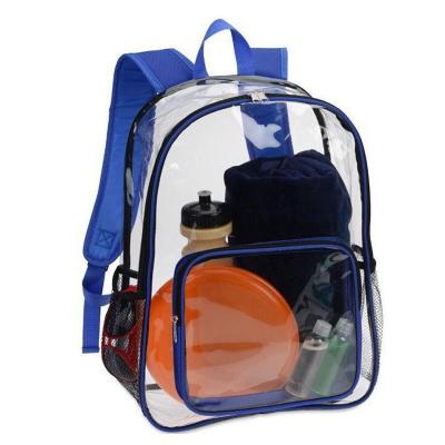 China Waterproof 2022 Wholesale Custom Clear Kids Waterproof Backpacks Kids Transparent PVC School Bags Small for sale