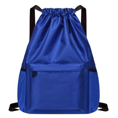 China 33L Large Capacity Waterproof Waterproof Drawstring Backpack Polyester Backpack Sling Shoulder Durable Gift Bag Customize for sale