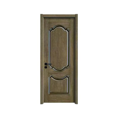 China modern design void solid wood door/room door curtain interior door for sale