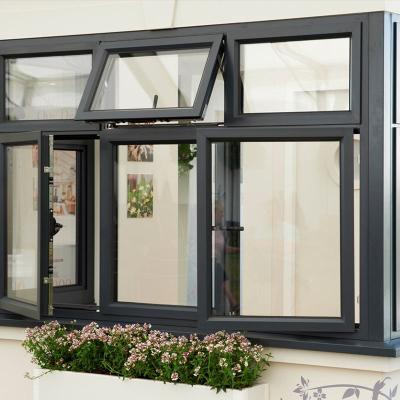 China Zero Glass Aluminum Window With Aluminum Alloy Frame Sliding Tempered Laminated Triple Glazed Double Pane for sale