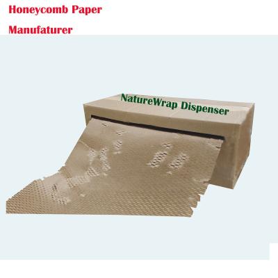 China Biodegradable Honeycomb Paper Dispenser Honeycomb Wrapping Paper Dispenser for sale