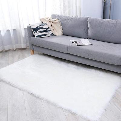 China America Europe Home Popular Style Luxury Faux Sheepskin Chiffon Blanket,Faux Fur Floor Rug for sale