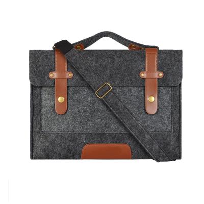 China Durable The Most Popular Eco - Friendly Waterproof Felt Laptop Bag for sale