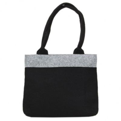 China Sustainable Promotion Tote Carry Shopping Bag Felt Custom Made for sale