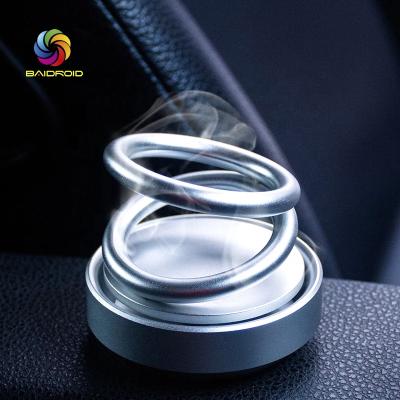 China Double Ring 360 Rotating UFO Car Aromatherapy Car Diffuser Fragrance Products Eco-friendly Car Air Freshener Car Perfume Air Freshener for sale