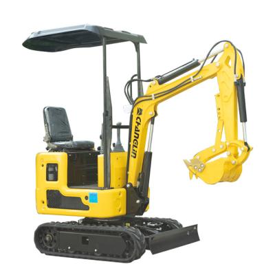 China Hotels Made in China Changlin OEM ODM Micro Size CE certificated 1 ton Mini Excavator Factory with good price ZG012 for sale