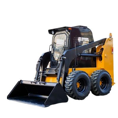 China Hotels Slippage Loader Small 700kg hydraulic system Small Mini Skid Steer loader with 36.8kW 50HP Engine for sale