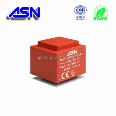 China EI28/12 1.0VA Power Input 240v 230v Output 6v 9v 12v Encapsulated Step Down Waterproof Transformer for sale