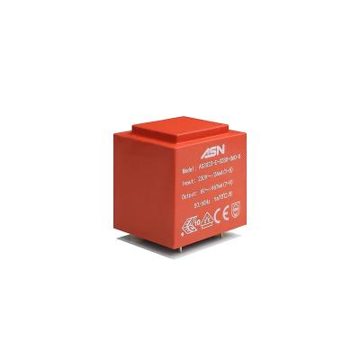 China Power VDE CE CB UL CUL ROHS Approved Single Phase PCB Mount 220V 12V Encapsulated Power Transformer EI30 Series for sale