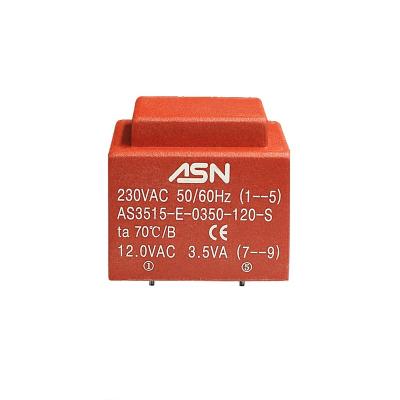 China EI35 3.5VA Power Input AC 230v Output AC 12V Encapsulated PCB Power Transformer for sale