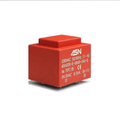 China EI4220 220V 9.5V /6V/ 12V Power PCB Mount Step Down Power Transformer for sale