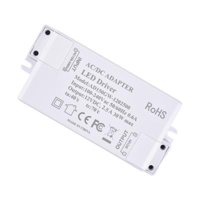 China Factory Direct Sales 12v 2.5a Led Constant Voltage Drive Power Led Changing Power Supply 94*43.5*23MM for sale