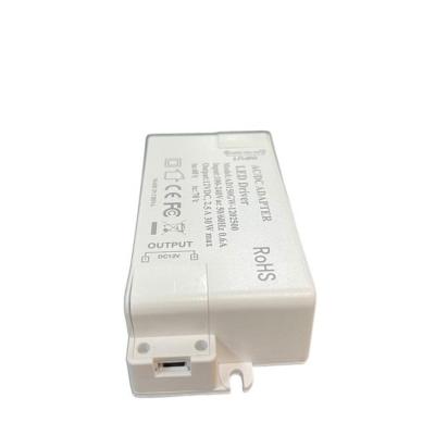 China Plastic Case LED 12V2.5A 24V1.25A Power Supply Output Led Driver Switching Power Supply 24V1.25A/12V2.5A for sale