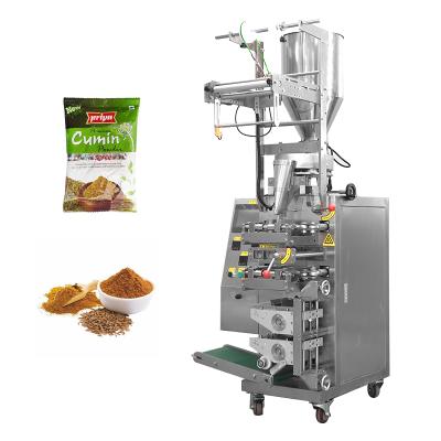 China Custom coffee spicy moringa powder 4 sides seal pouches filling and sealing machine for sale