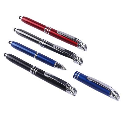 China Pen Gift Metal Stylus Luxury Aluminum Ballpoint Pen For Touch Screen With Laser Logo And Gift Lightweight Ballpoint Pen for sale